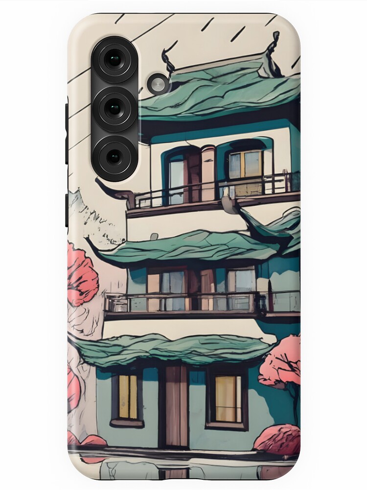 Thumbnail 1 of 4, Samsung Galaxy Phone Case, Old Traditional Chinese house Siheyuan Drawing designed and sold by Patricks-Art.