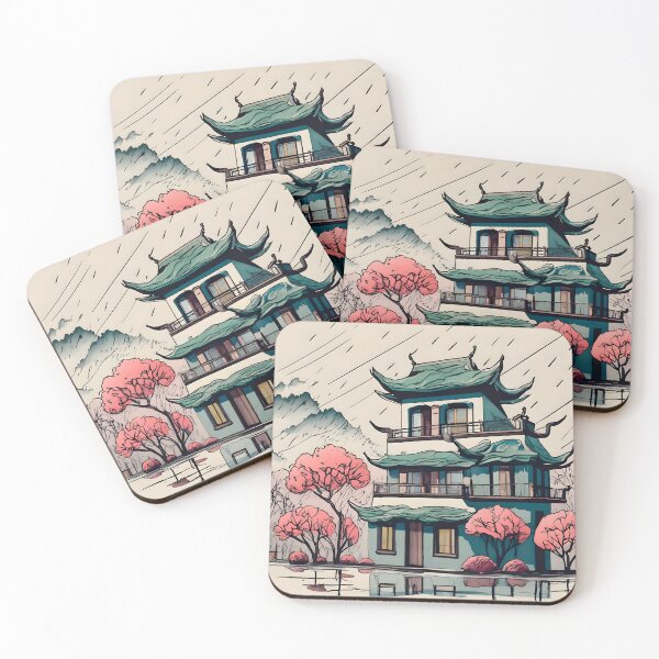 Item preview, Old Traditional Chinese house Siheyuan Drawing designed and sold by Patricks-Art.