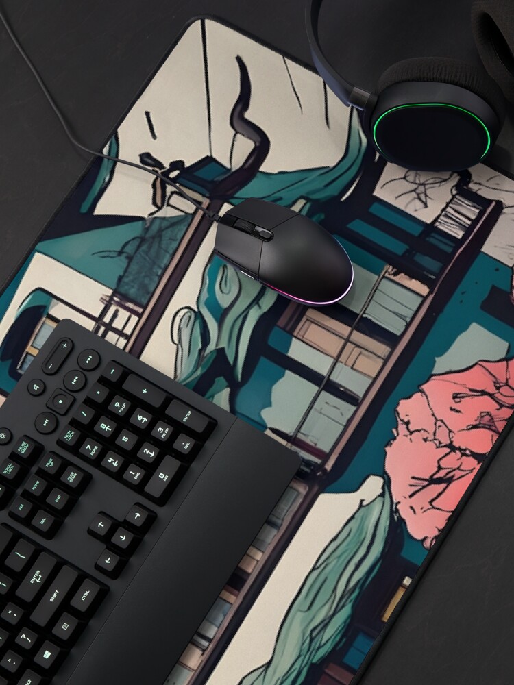 Thumbnail 4 of 5, Mouse Pad, Old Traditional Chinese house Siheyuan Drawing designed and sold by Patricks-Art.