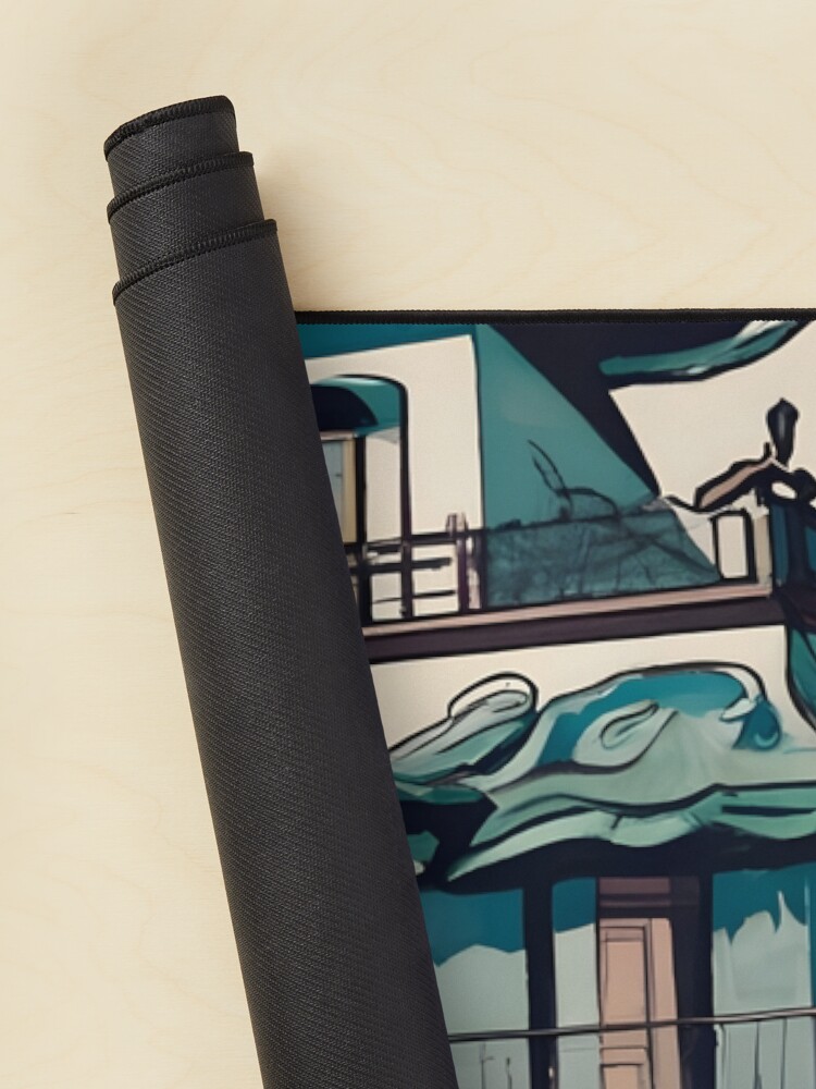 Thumbnail 2 of 5, Mouse Pad, Old Traditional Chinese house Siheyuan Drawing designed and sold by Patricks-Art.