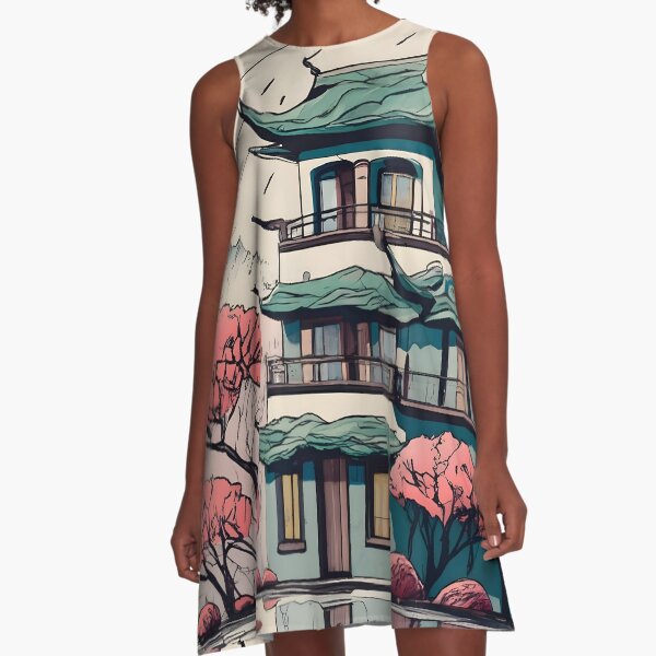 Item preview, Old Traditional Chinese house Siheyuan Drawing designed and sold by Patricks-Art.