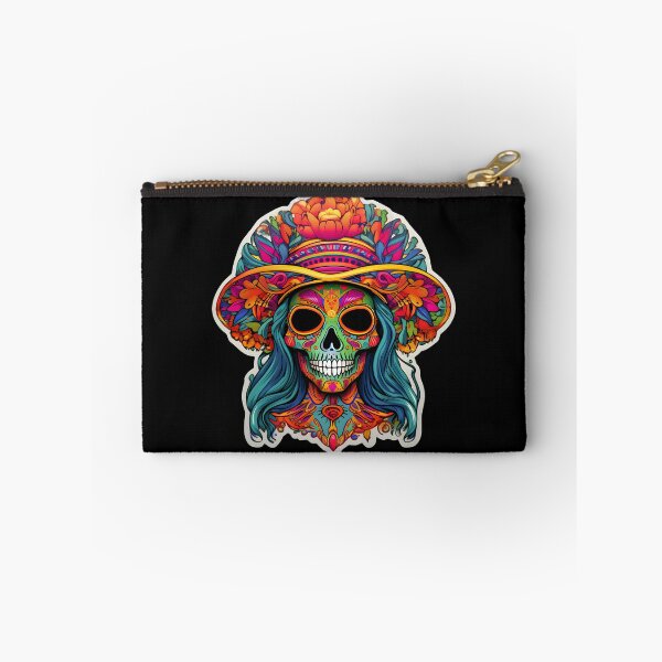 Item preview, Psychedelic Catrina Portrait: An Otherworldly Halloween Treat designed and sold by Mr.Psychedelia.
