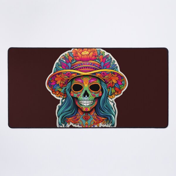 Item preview, Psychedelic Catrina Portrait: An Otherworldly Halloween Treat designed and sold by Mr.Psychedelia.
