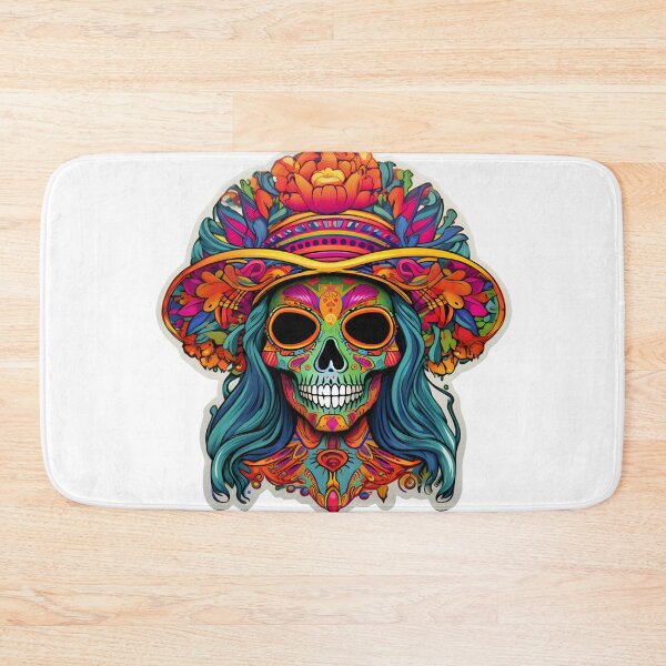 Item preview, Psychedelic Catrina Portrait: An Otherworldly Halloween Treat designed and sold by Mr.Psychedelia.