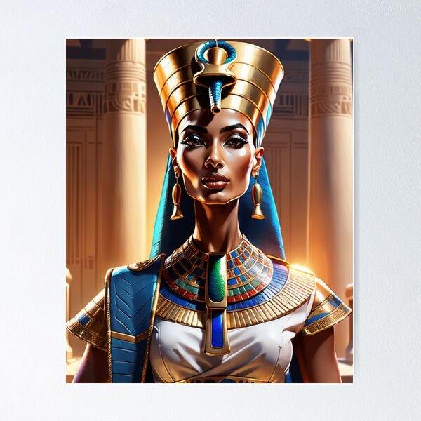 Item preview, Queen Nefertiti the most beautiful pharaohs in ancient Egypt 106 designed and sold by AnadAA.