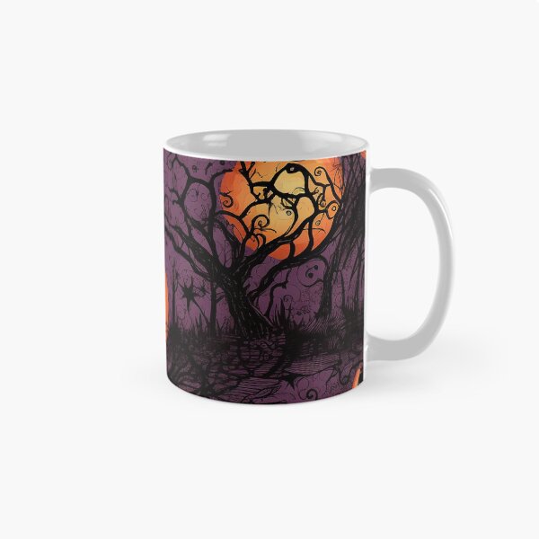 Aperçu de l'œuvre Modèle Sans Couture Gothique Halloween créée et vendue par aweartome.