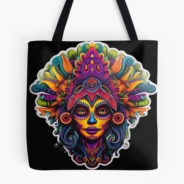 Item preview, Psychedelic Mexican Catrina Reimagined designed and sold by Mr.Psychedelia.