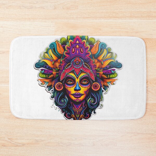 Item preview, Psychedelic Mexican Catrina Reimagined designed and sold by Mr.Psychedelia.