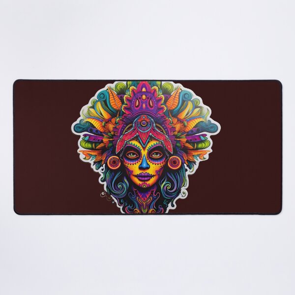 Item preview, Psychedelic Mexican Catrina Reimagined designed and sold by Mr.Psychedelia.