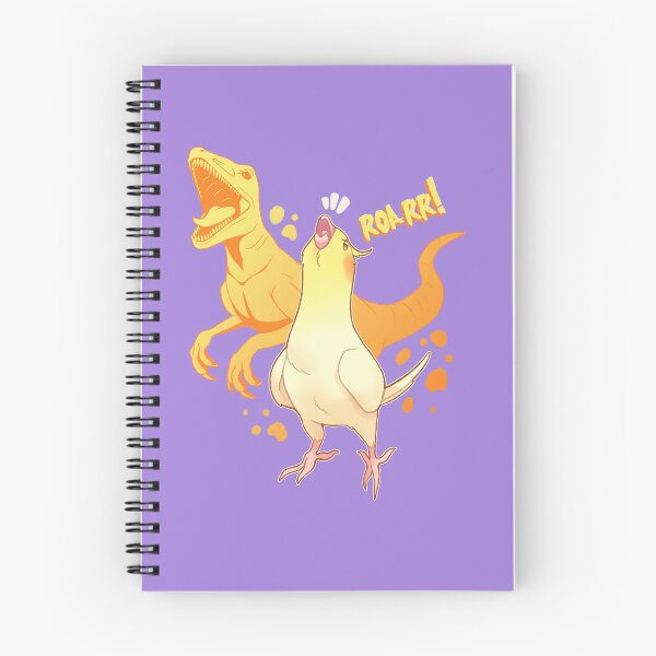 Item preview, cockatiel dinosaur designed and sold by CuteBlueArt.