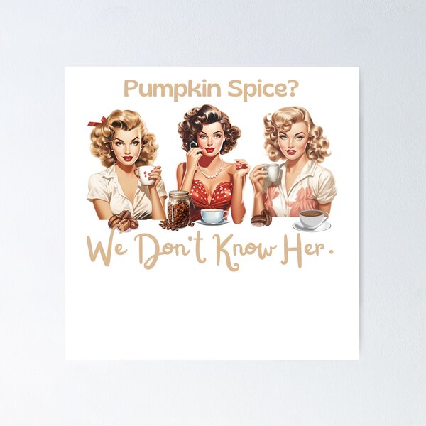 Item preview, Pumpkin Spice Haters Shirt, Anti PSL Shirt, Coffee Shirt, Vintage Pinup Coffee Girls designed and sold by CloverAnnie.