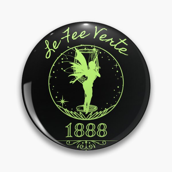 Artikelvorschau, Le Fee Verte Green Absinth Fairy ca. 1888 entworfen und verkauft von Night Bloom Designs.