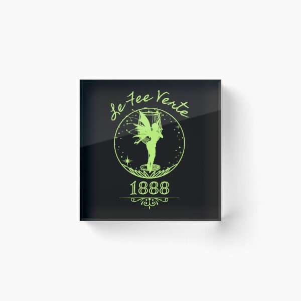 Item preview, Le Fee Verte Green Absinthe Fairy ca. 1888 designed and sold by Night Bloom Designs.