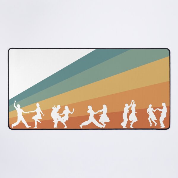Item preview, Lindy Hop Dance: Retro Lines Vintage Asymmetrical  designed and sold by toadsandtoast.