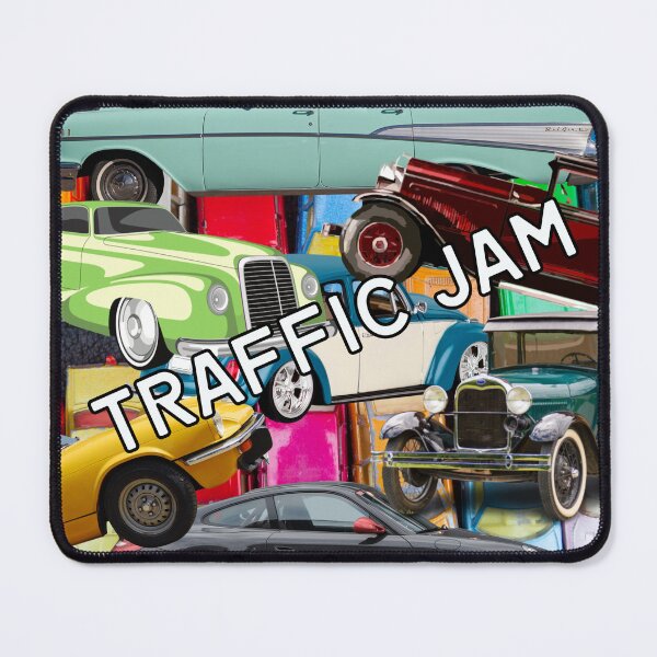 Item preview, Traffic Jam Cars Collage designed and sold by Scotti Cohn.