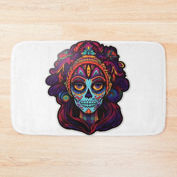 Item preview, Neon Nightmare Catrina: Psychedelic Halloween designed and sold by Mr.Psychedelia.