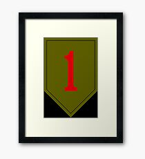 1st Infantry Division Framed Print
