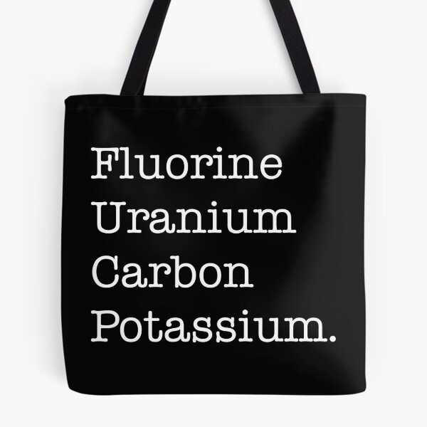 Item preview, Fluorine, Uranium, Carbon And Potassium designed and sold by ScienceCorner.