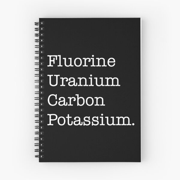 Item preview, Fluorine, Uranium, Carbon And Potassium designed and sold by ScienceCorner.