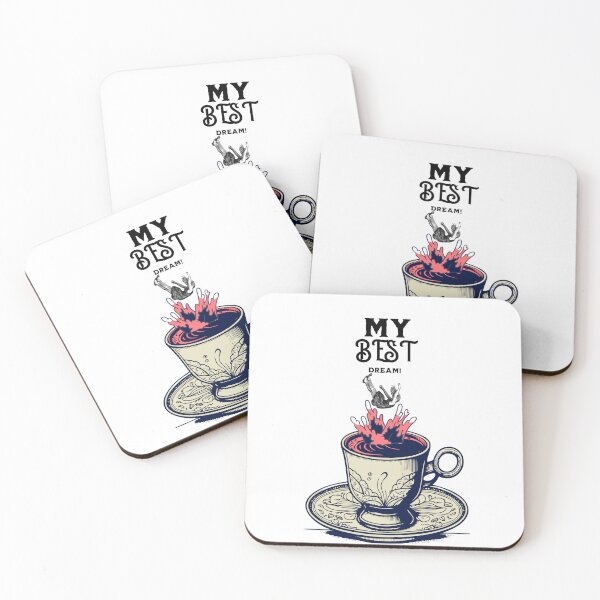 Item preview, My Best Dream Coffee designed and sold by ARTCLAYSTO.