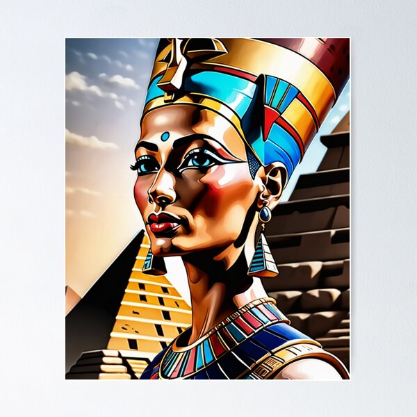Item preview, Queen Nefertiti the most beautiful pharaohs in ancient Egypt 108 designed and sold by AnadAA.