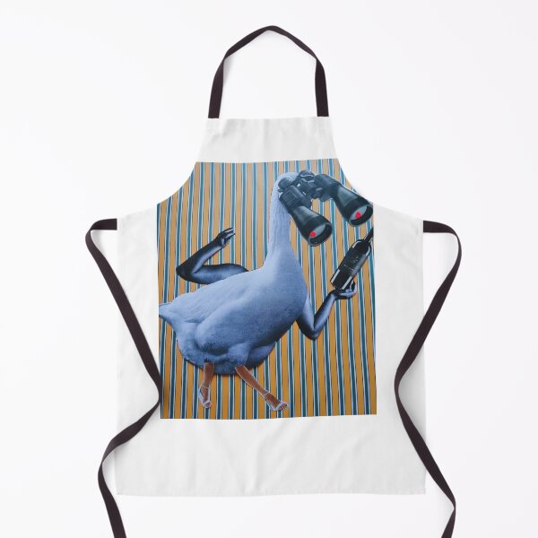 Item preview, Collage Art by Katarzyna Zachtej - duck with binoculars designed and sold by pracovniakejzi.