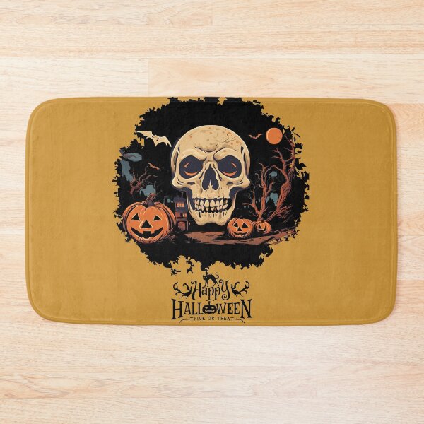 Item preview, Happy Halloween Creepy Skull In The Forrest designed and sold by Dididudidam.