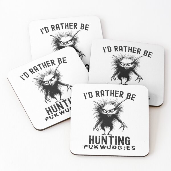 Item preview, I'd Rather Be Hunting Pukwudgies Funny Cryptozoology  designed and sold by SharpThreadZ.