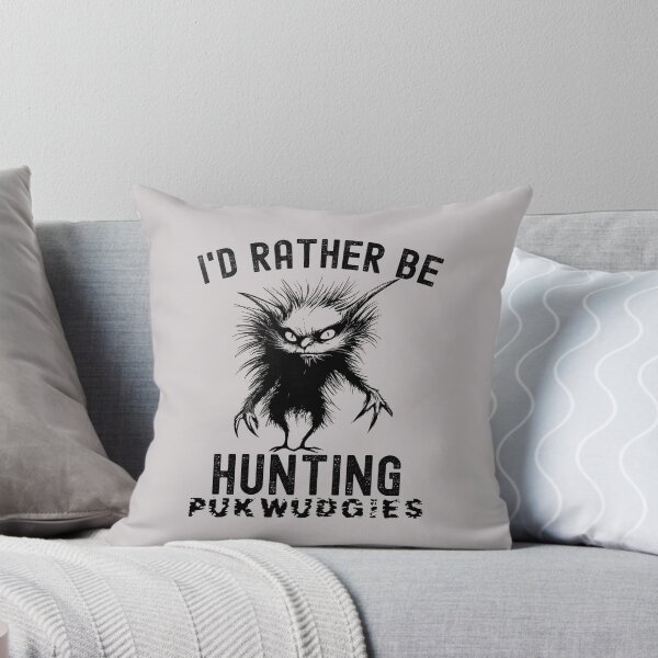 Item preview, I'd Rather Be Hunting Pukwudgies Funny Cryptozoology  designed and sold by SharpThreadZ.