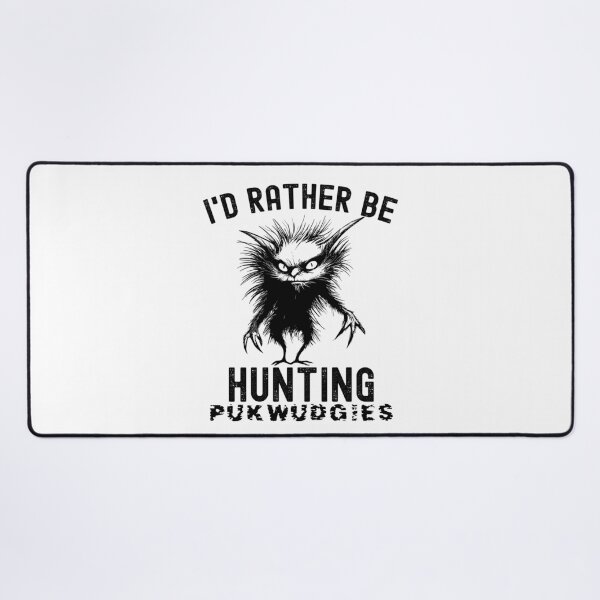 Item preview, I'd Rather Be Hunting Pukwudgies Funny Cryptozoology  designed and sold by SharpThreadZ.