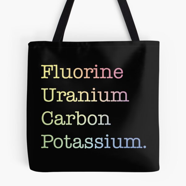 Item preview, Fluorine, Uranium, Carbon And Potassium designed and sold by ScienceCorner.