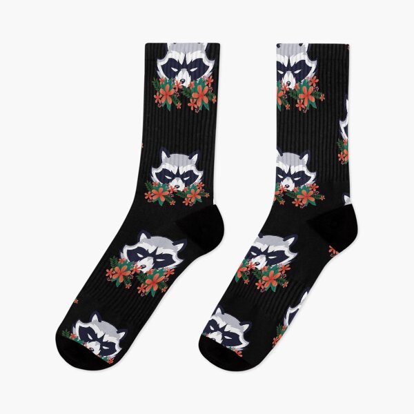 Item preview, Acute raccoon love flowers funny designed and sold by I-mydesign.