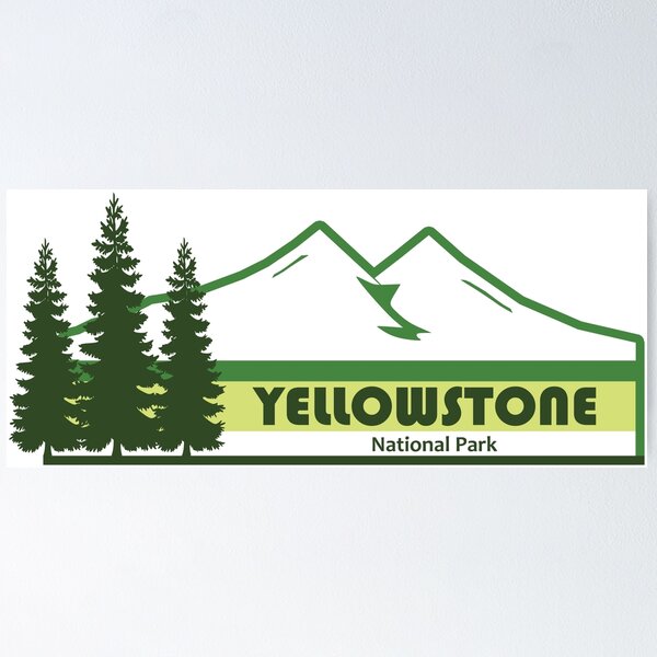 Item preview, Yellowstone National Park Green Stripes designed and sold by Esskay Designs.