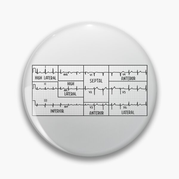 Item preview, Hand Drawn Electrocardiogram (ECG) Black designed and sold by SofiaSava01.