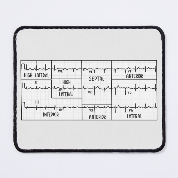 Item preview, Hand Drawn Electrocardiogram (ECG) Black designed and sold by SofiaSava01.