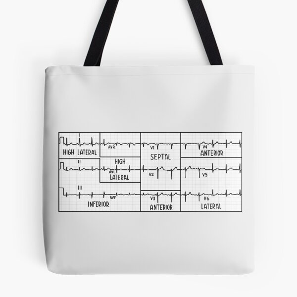 Item preview, Hand Drawn Electrocardiogram (ECG) Black designed and sold by SofiaSava01.