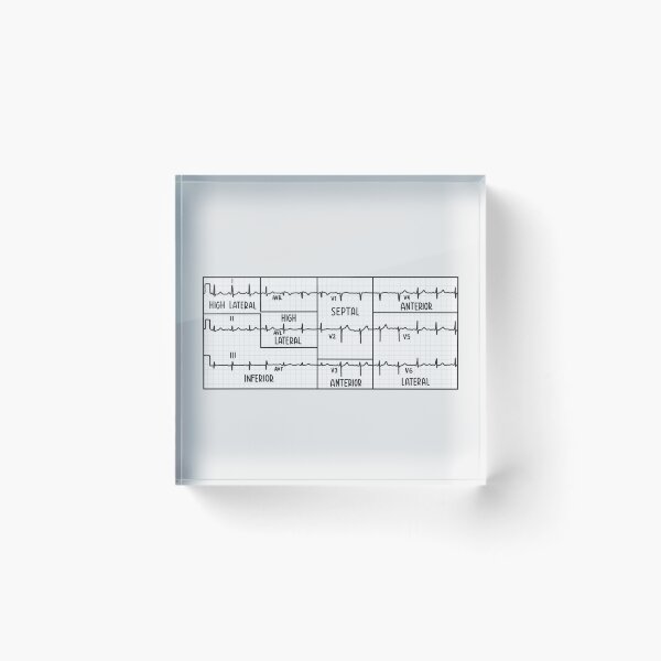 Item preview, Hand Drawn Electrocardiogram (ECG) Black designed and sold by SofiaSava01.