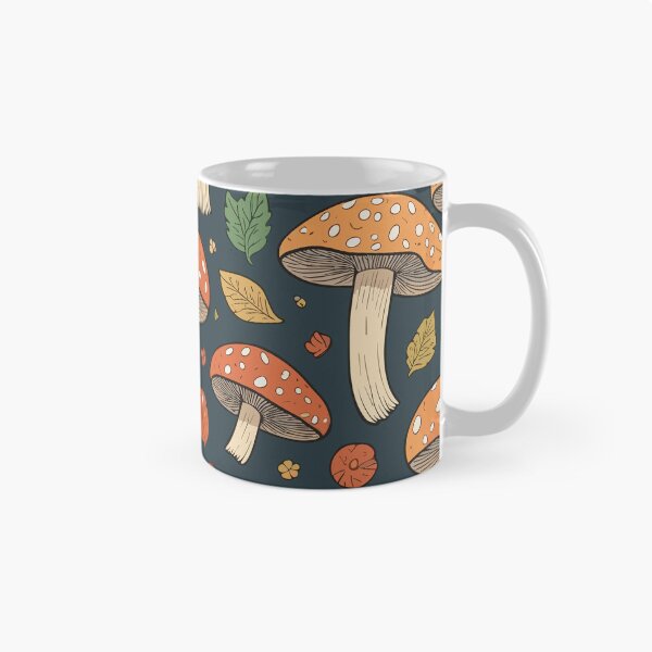 Item preview, Autumn's Charm: Fall Mushroom Pattern designed and sold by TheHandanShop.