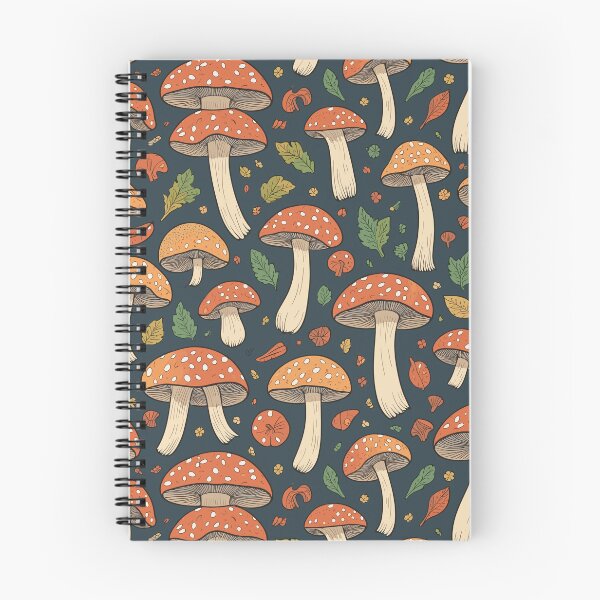 Item preview, Autumn's Charm: Fall Mushroom Pattern designed and sold by TheHandanShop.