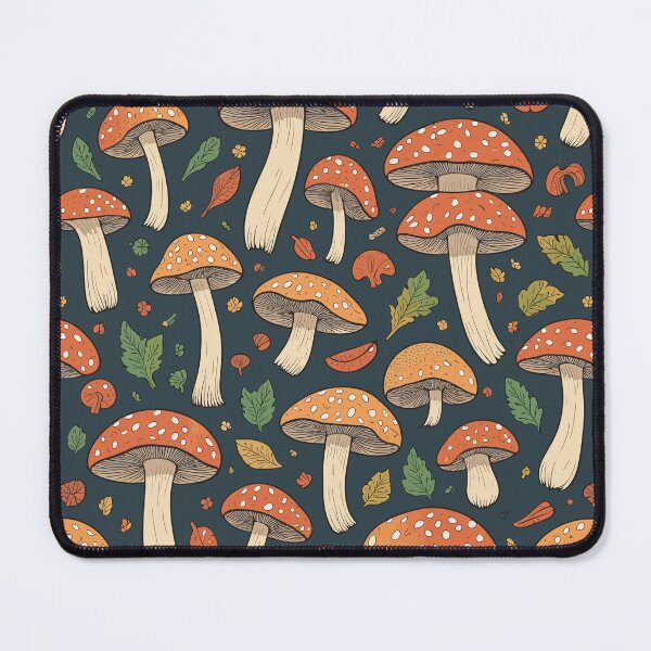 Item preview, Autumn's Charm: Fall Mushroom Pattern designed and sold by TheHandanShop.