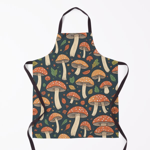 Item preview, Autumn's Charm: Fall Mushroom Pattern designed and sold by TheHandanShop.