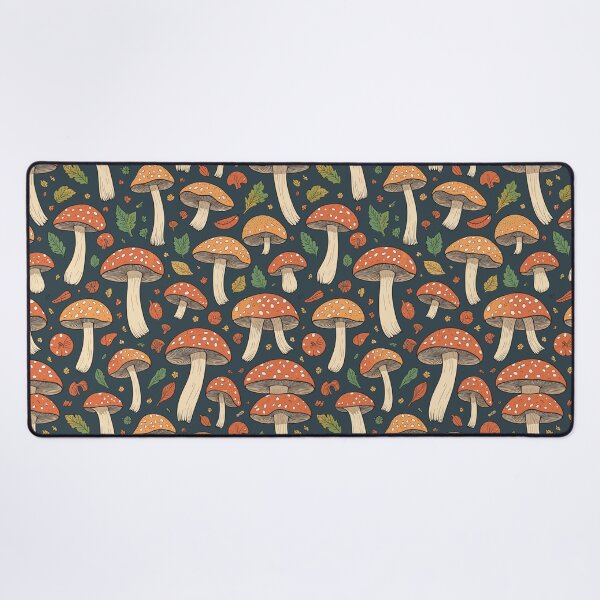 Item preview, Autumn's Charm: Fall Mushroom Pattern designed and sold by TheHandanShop.