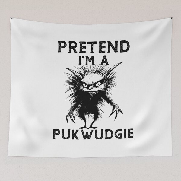 Item preview, Pretend I'm A Pukwudgie Funny Halloween Cool Cryptozoology  designed and sold by SharpThreadZ.