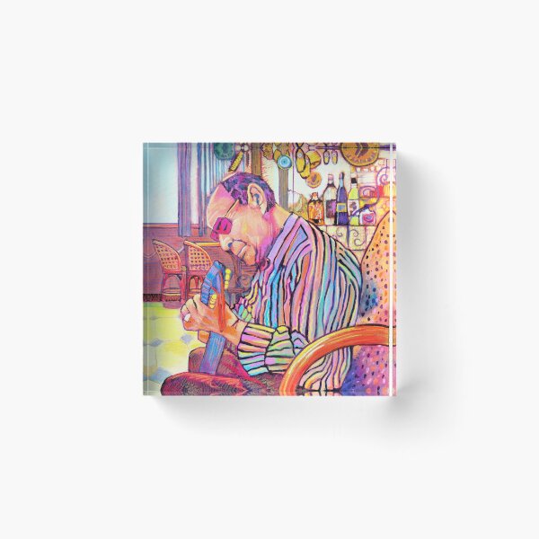 Item preview, Don Francisco the Guitar Player Study designed and sold by Mad World Art Ltd. Co..