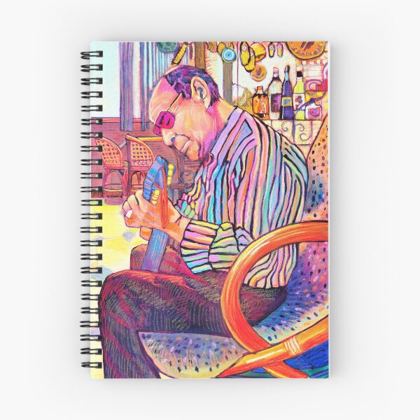 Item preview, Don Francisco the Guitar Player Study designed and sold by Mad World Art Ltd. Co..