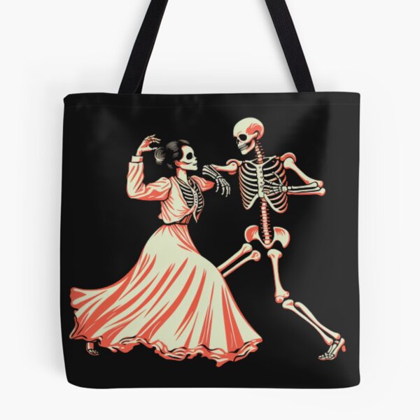 Item preview, Dancing Skeletons - Spooky and Stylish Halloween Design designed and sold by TEEJAMBOREE.