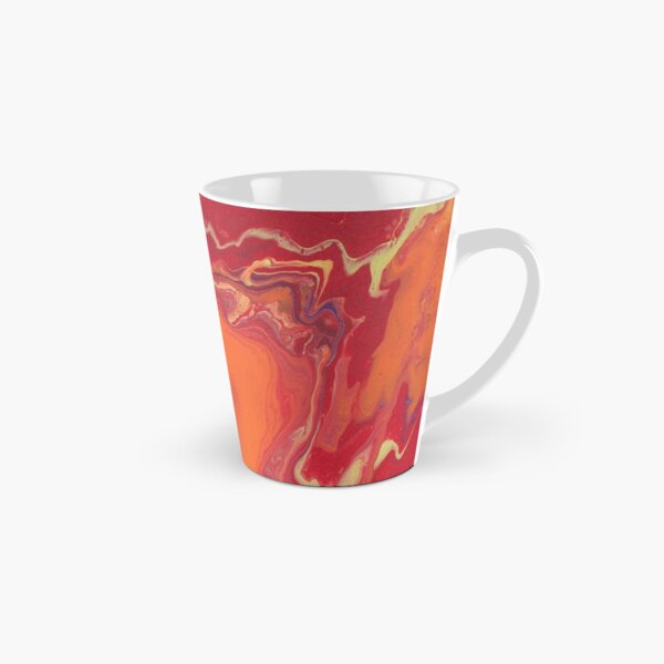 Sunset Geode Acrylic Painting Tall Mug