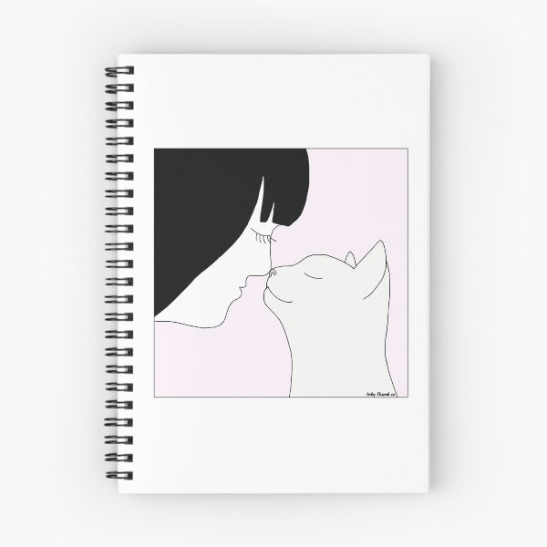 Item preview, Cat kiss designed and sold by inkythumbco.
