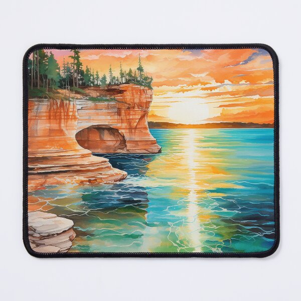 Item preview, Pictured rocks Lakeshore Michigan designed and sold by Bitatsu.