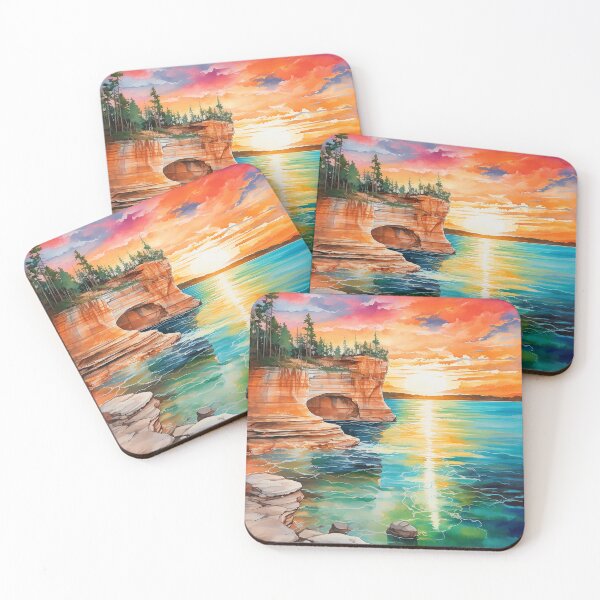 Item preview, Pictured rocks Lakeshore Michigan designed and sold by Bitatsu.